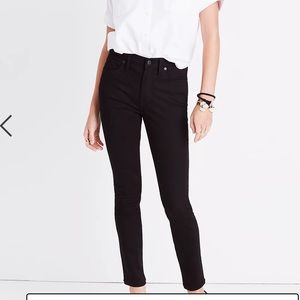 9” high rise skinny jeans